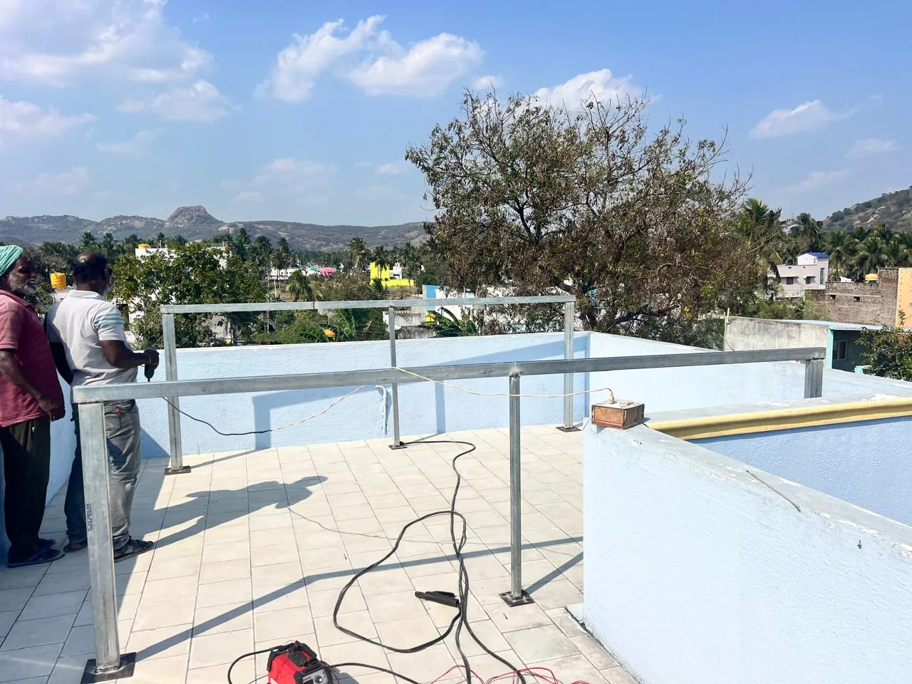 JP Solar System rooftop solar installation work